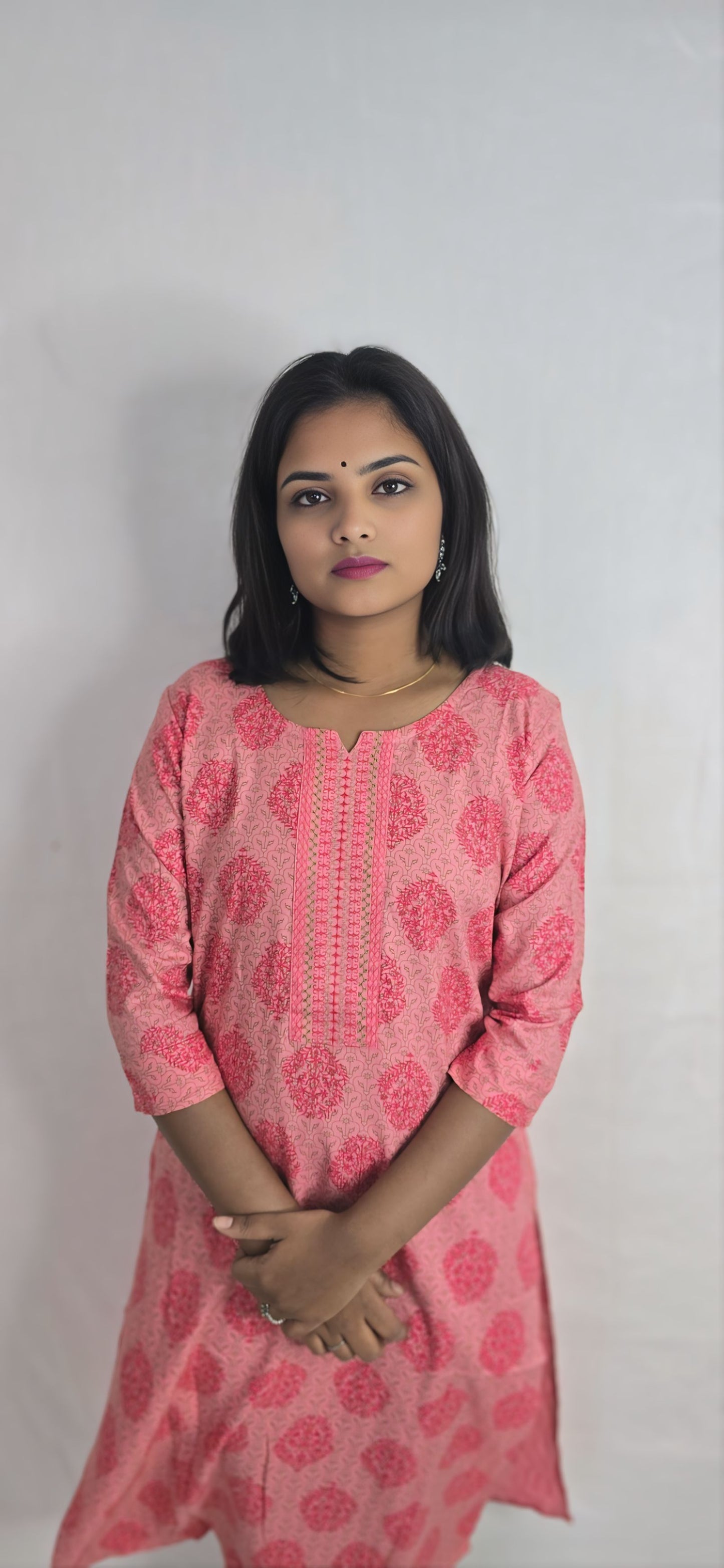 Regular Wear Kurti Pink4