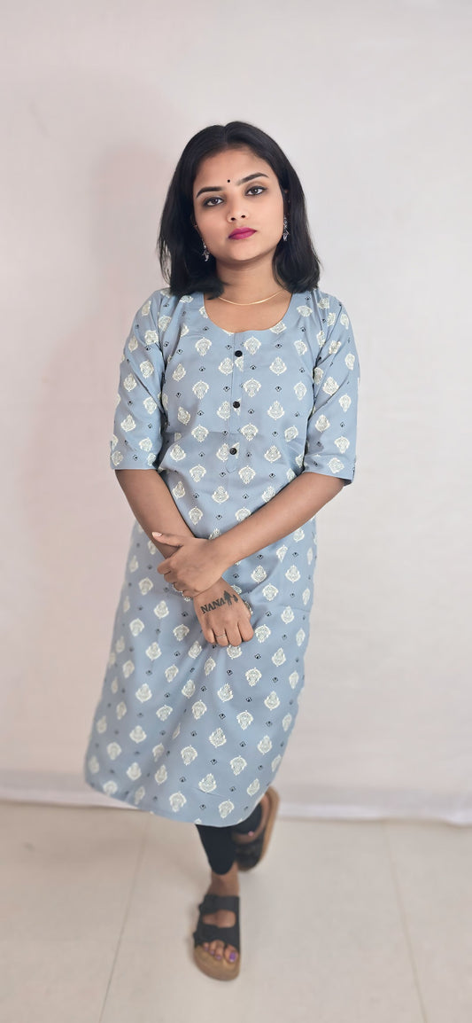 Regular Wear Kurti Silver17