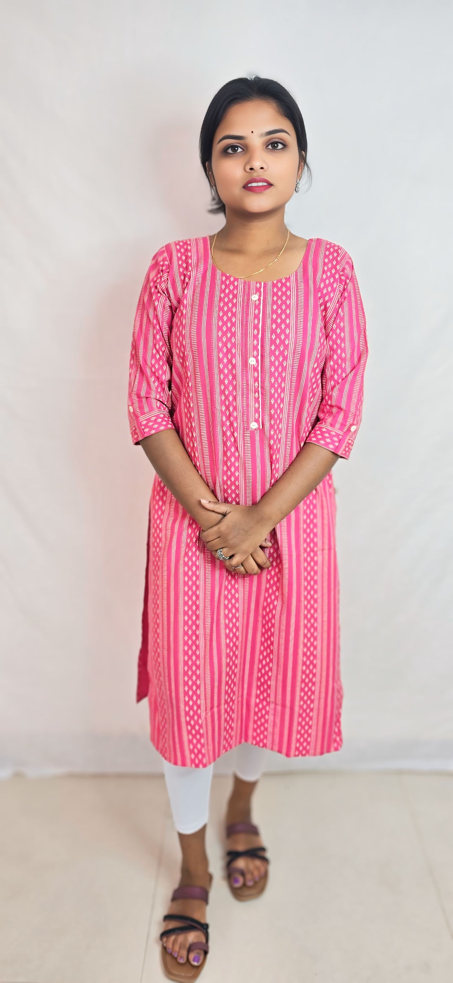 Regular Wear Kurti Pink8