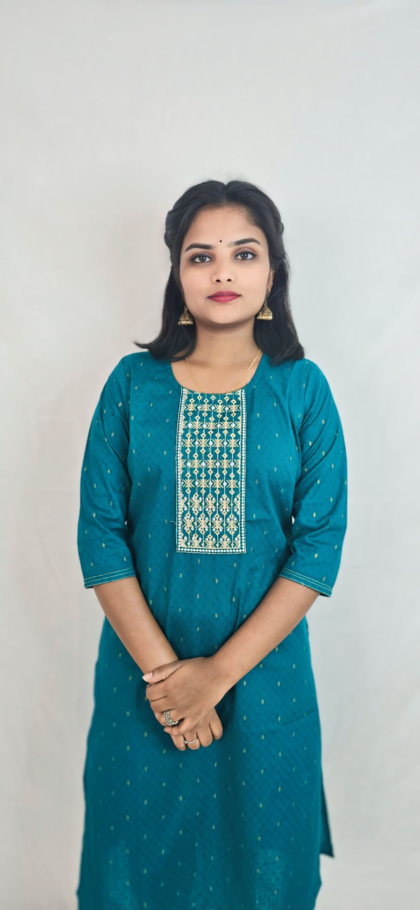 Regular Wear Kurti Green3