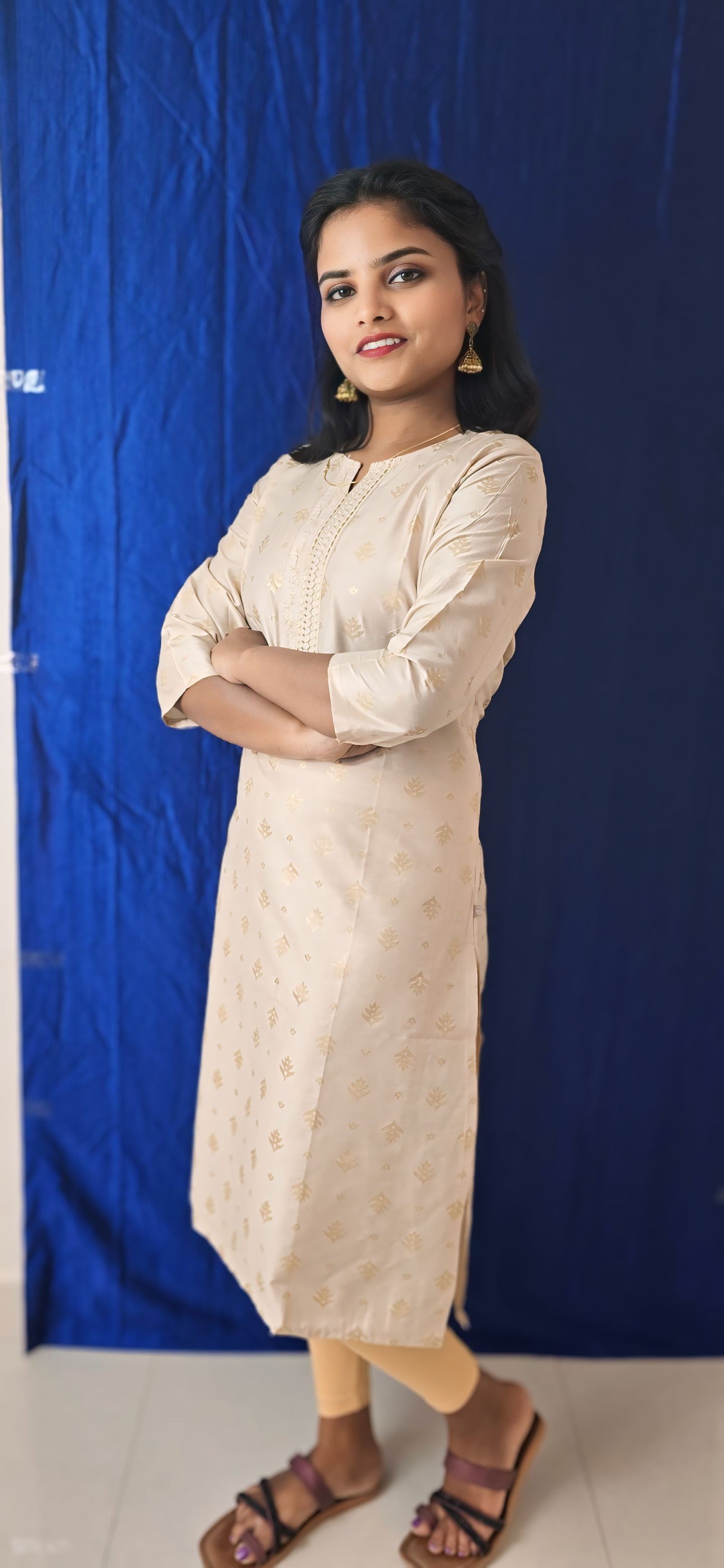 Regular Wear Kurti Light Gold8