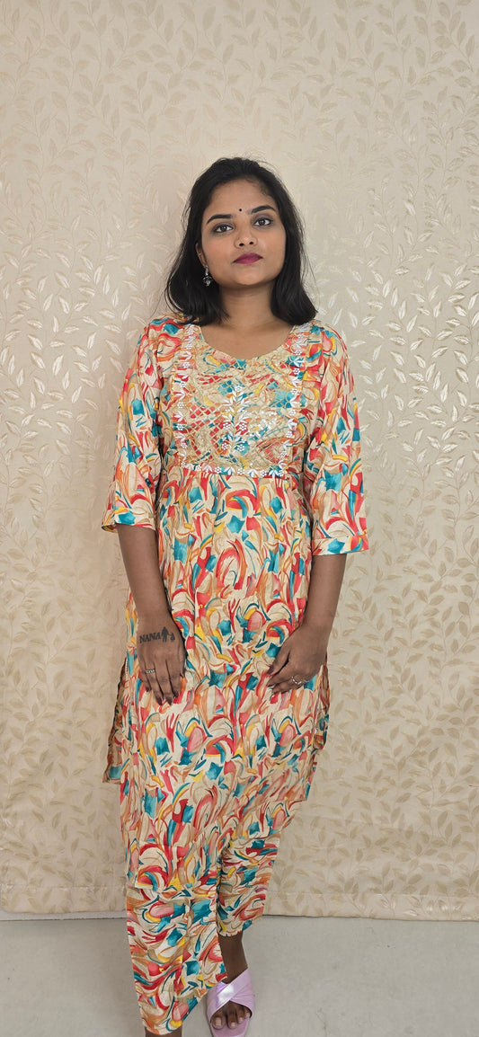Kurti with Pant9